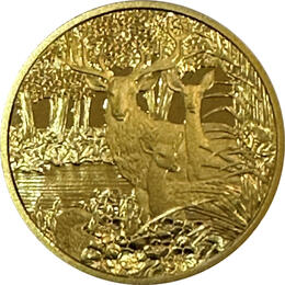 100 Euro Goldmünzen Österreich 2013 Wildtiere Rothirsch
