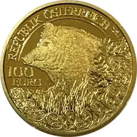 100 Euro Goldmünzen Österreich 2014 Wildtiere Wildschwein