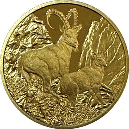 100 Euro Goldmünzen Österreich 2017 Wildtiere Steinbock