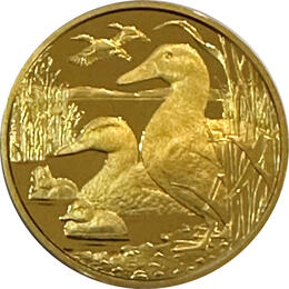 100 Euro Goldmünzen Österreich 2018 Wildtiere Stockente