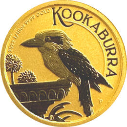 Kookaburra Goldmünze 1/10 Unze 2022