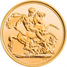 1 Pfund Sovereign Elisabeth Haarkranz