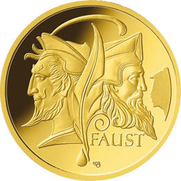 100 Euro Goldmünze 2023 Literatur Faust