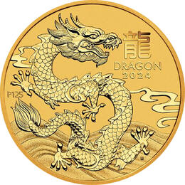 Lunar III Drache 1 Unze Gold 2024