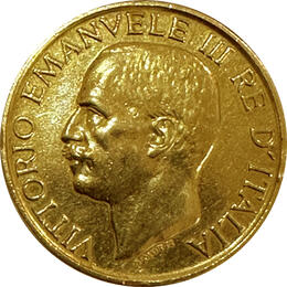 Italien 100 Lire Vittorio Emanuele II 1923