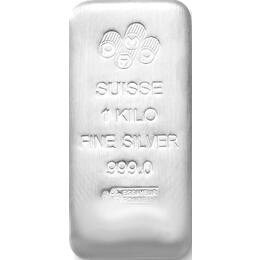 Silberbarren 1000 Gramm Pamp