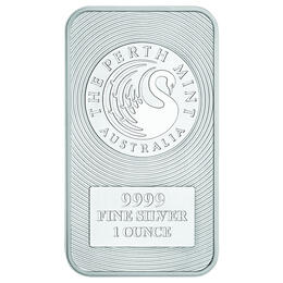 Silberbarren 31,1 Gramm Perth Mint