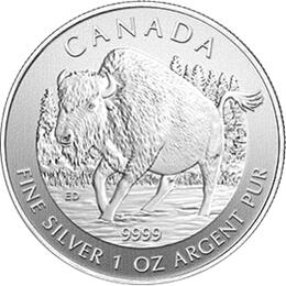 Bison 2013 1 Unze Silber Kanada Wildlife Serie