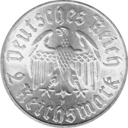 Martin Luther 2 Reichsmark Silbermünze