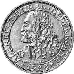 Jaeger 332 Weimarer Republik 3 Reichsmark Albrecht Dürer 1928