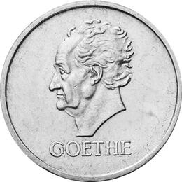 Jaeger 351 Weimarer Republik 5 Reichsmark Wolfgang Goethe 1932