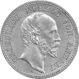 Jaeger 20 Anhalt 2 Mark Friedrich 1896