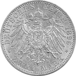 Jaeger 20 Anhalt 2 Mark Friedrich 1896