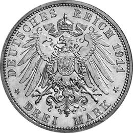Jaeger 23 Anhalt 3 Mark Friedrich 1909-1911