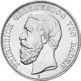 Jaeger 29 Baden 5 Mark Friedrich 1891-1902