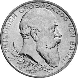 Jaeger 31 Baden 5 Mark Regierungsjubiläum 1902