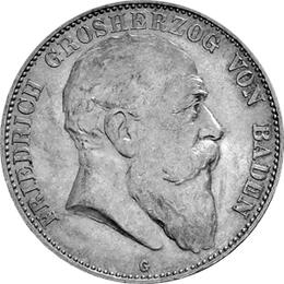 Jaeger 33 Baden 5 Mark Friedrich 1902-1907