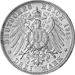 Jaeger 39 Baden 3 Mark Friedrich 1908-1915