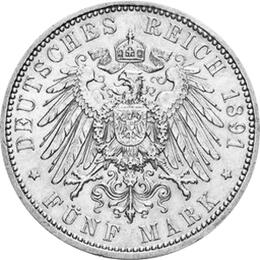 Jaeger 71 Hessen 5 Mark Ludwig 1891