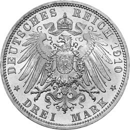 Jaeger 76 Hessen 3 Mark Ernst Ludwig 1910