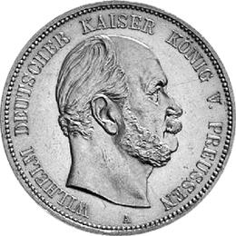 Jaeger 97 Preussen 5 Mark Wilhelm I 1874-1876