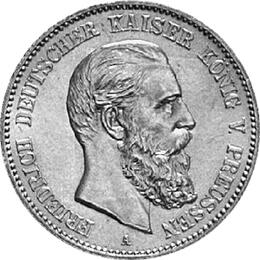 Jaeger 98 Preussen 2 Mark Friedrich 1888