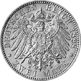 Jaeger 102 Preussen 2 Mark Wilhelm II 1891-1912