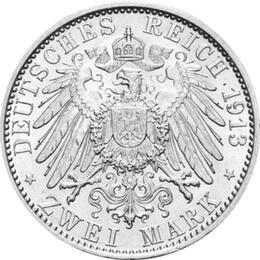 Jaeger 111 Preussen 2 Mark Regierungsjubiläum 1913