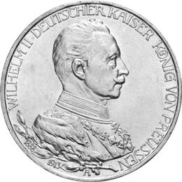 Jaeger 112 Preussen 3 Mark Regierungsjubiläum 1913