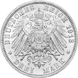 Jaeger 112 Preussen 3 Mark Regierungsjubiläum 1913