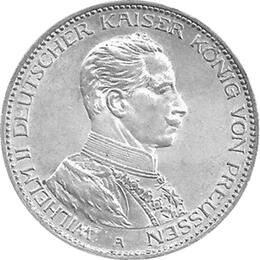 Jaeger 113 Preussen 3 Mark Regierungsjubiläum 1914