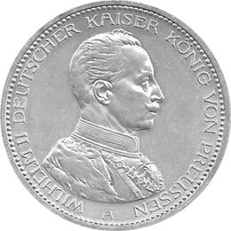 Jaeger 114 Preussen 5 Mark Regierungsjubiläum 1913-1914