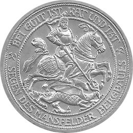 Jaeger 115 Preussen 3 Mark Mansfelder Bergbau 1915