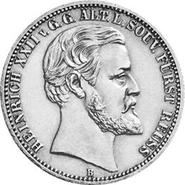 Jaeger 116 Reuss Linie Greiz 2 Mark Heinrich 1877
