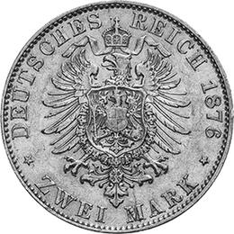 Jaeger 121 Sachsen 2 Mark Albert 1876-1888