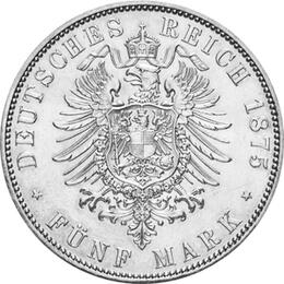 Jaeger 122 Sachsen 5 Mark Albert 1875-1889