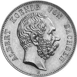 Jaeger 124 Sachsen 2 Mark Albert 1891-1902