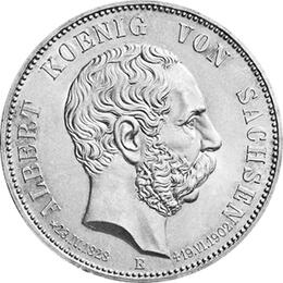 Jaeger 128 Sachsen 5 Mark Albert 1902