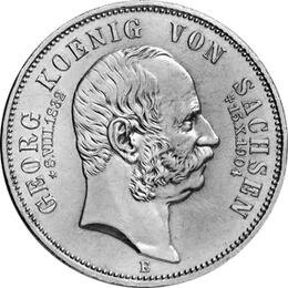 Jaeger 133 Sachsen 5 Mark Georg 1904