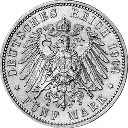 Jaeger 133 Sachsen 5 Mark Georg 1904