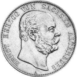 Jaeger 142 Sachsen Altenburg 2 Mark Ernst 1901