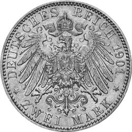 Jaeger 142 Sachsen Altenburg 2 Mark Ernst 1901