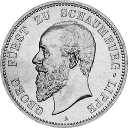 Jaeger 165 Schaumburg Lippe 5 Mark Georg 1898-1904