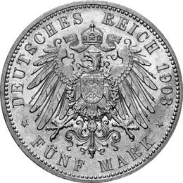 Jaeger 171 Waldeck Pyrmont 5 Mark Friedrich 1903
