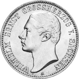 Jaeger 157 Sachsen Weimar Eisenach 2 Mark Wilhelm Ernst 1901