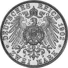 Jaeger 151 Sachsen Meiningen 2 Mark Georg II 1902-1913