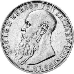 Jaeger 152 Sachsen Meiningen 3 Mark Georg II 1908-1913