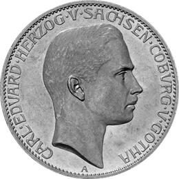 Jaeger 148 Sachsen Coburg Gotha 5 Mark Carl Eduard 1907