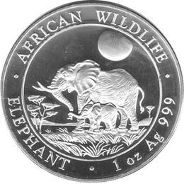 Somalia Elefant 1 Unze 2011