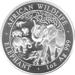 Somalia Elefant 1 Unze 2008